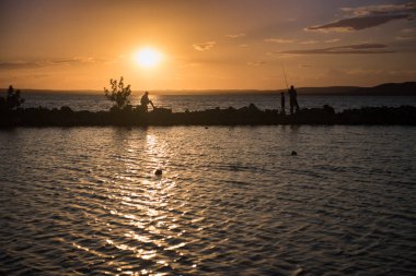 insanlar Balaton Gölü