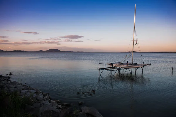 발라 톤 호수 풍경 — 스톡 사진