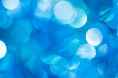 Noel ve yeni yıl mavi ufuk bokeh arka plan bulanık