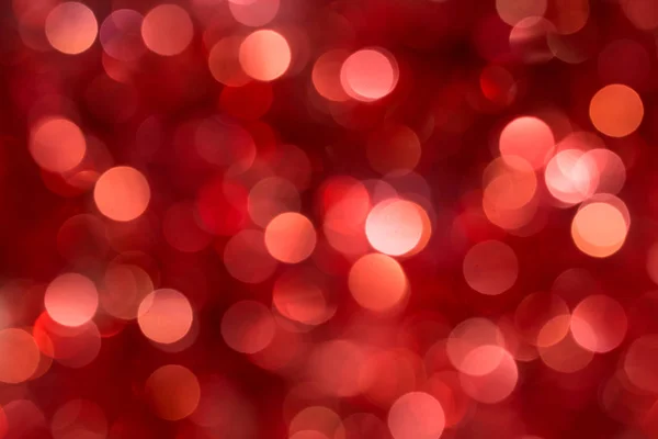 Weihnachten und Neujahr rot verschwommen defokussiert Bokeh Hintergrund — Stockfoto