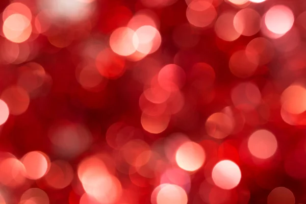 Jul och nyår röd suddig defocused bokeh bakgrund — Stockfoto