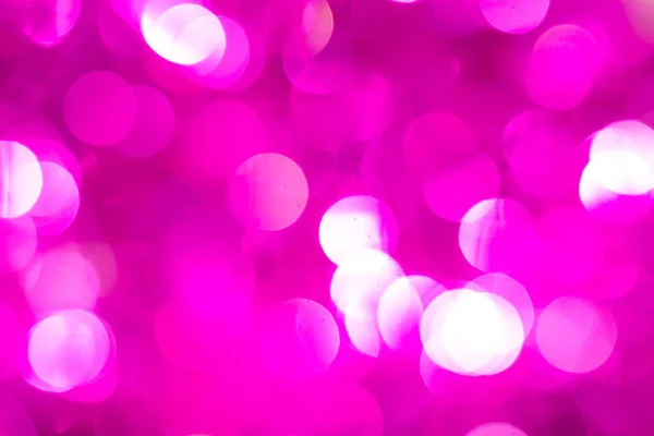Christmas and New Year pink blurred defocused bokeh background — Stock Photo, Image
