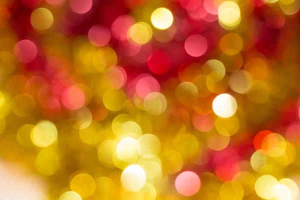 Χριστούγεννα και Πρωτοχρονιά, φωτεινό, πολύχρωμο θολή φόντο bokeh defocused — Φωτογραφία Αρχείου