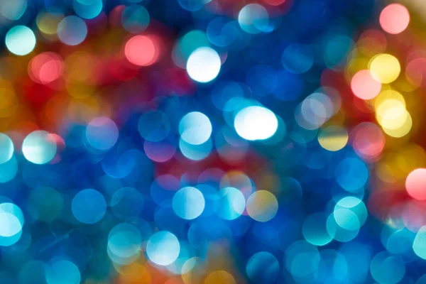 Navidad y Año Nuevo brillante, colorido borroso desenfocado fondo bokeh — Foto de Stock