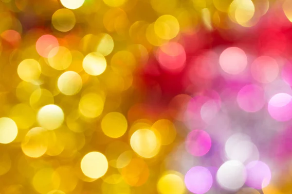 Weihnachten und Neujahr hell, bunt verschwommen defokussiert Bokeh Hintergrund — Stockfoto