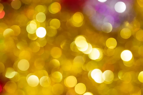 Christmas and New Year bright, colorful blurred defocused bokeh background — Stock Photo, Image