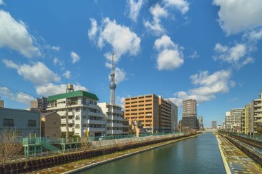 Yokojukken Nehri, Tokyo 'nun Kuroda semtindeki Kameido Tenjin Tapınağı' na yakın olduğu için Tenjin Nehri 'ni adlandırdı..