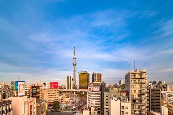 Tokio Japan März 2020 Asakusa Villen Und Gebäude Mit Tokyo — Stockfoto