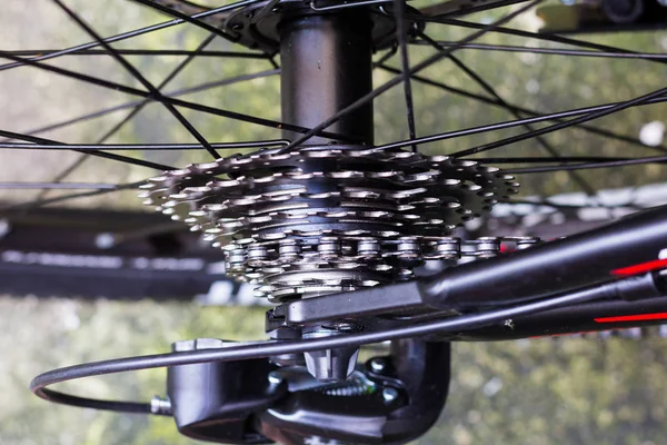 Üstten Görünüm Bisiklet dişli grafik kaynak için