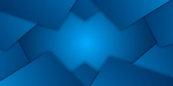 Fond Bleu Abstrait Superposition Triangle — Image vectorielle