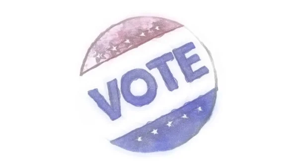 Вибори Концепція Vote Usa Рендеринг — стокове фото