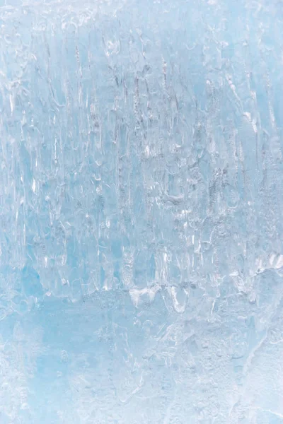 Gelo com fissuras — Fotografia de Stock