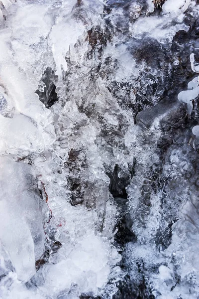 Donmuş creek portre — Stok fotoğraf