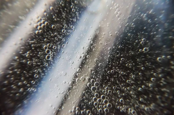 물에 기름 방울 — 스톡 사진