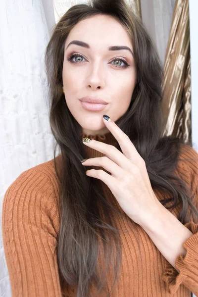 Selfie güzel genç ince kız