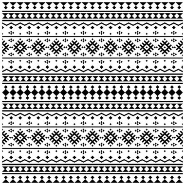 Kusursuz ahlak kalıbı. Yatay Motif. Siyah beyaz çizgili kabile deseni.