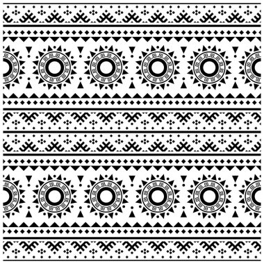 Kusursuz ahlak kalıbı. Yatay Motif. Siyah beyaz çizgili kabile deseni.