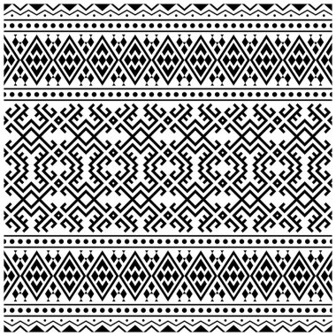 Soyut geometrik arkaplan çizimi, kumaş tekstil deseni. Pers etnik kusursuz desen tasarımı