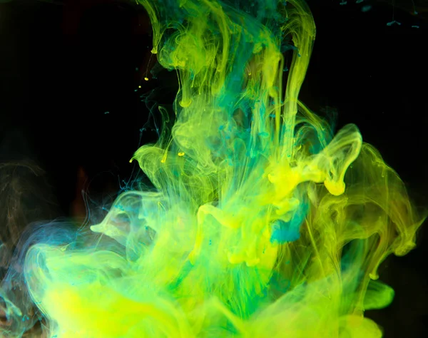 Inks in water, color explosion — Stock Photo, Image