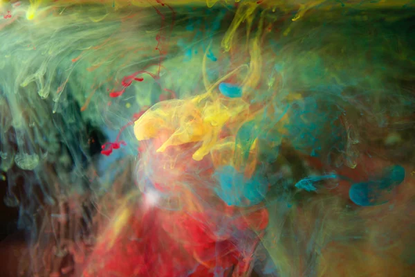 Inks in water, color explosion — Stock Photo, Image