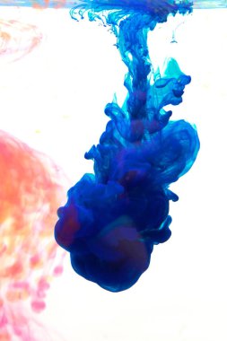 su, renk patlama mürekkep