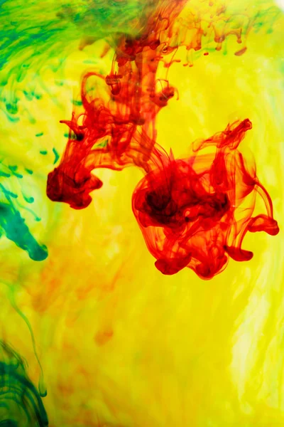 Inks in water, color explosion — Stock Photo, Image