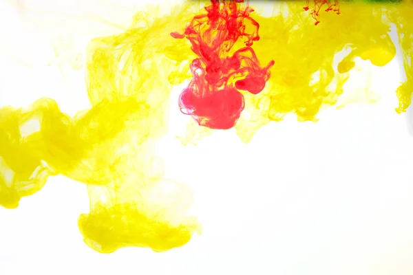 Inks in water, color explosion Stock Picture