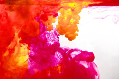 su, renk patlama mürekkep