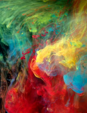 Sudaki mürekkepler, renk soyutlaması