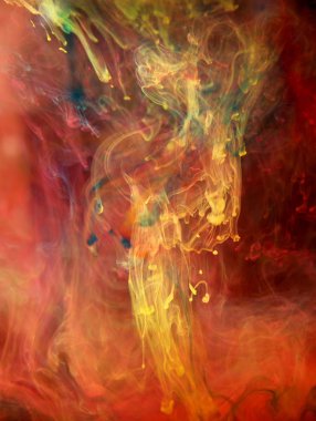 Sudaki mürekkepler, renk soyutlaması