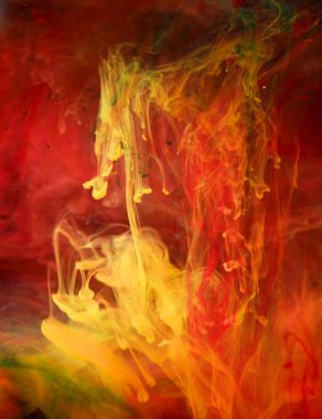 Sudaki mürekkepler, renk soyutlaması