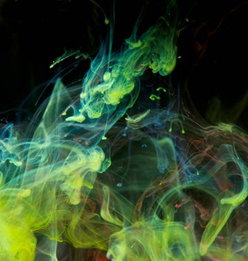 Sudaki mürekkepler, renk soyutlaması