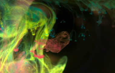 Sudaki mürekkepler, renk soyutlaması