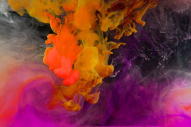 Sudaki mürekkepler, renk soyutlaması