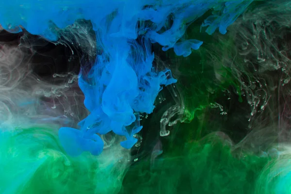 水の中のインク色の抽象化 — ストック写真
