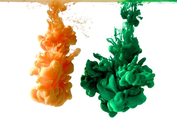 Tinte Wasser Abstrakte Farbexplosion — Stockfoto