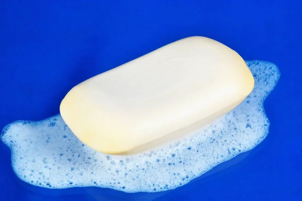 Soap Lather Cleanser Soap Water Used Cosmetic Hygienic Means Skin — Stock Photo, Image