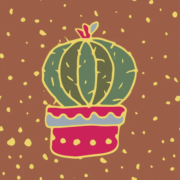 Sulu bitki. Vektör silueti çizimi