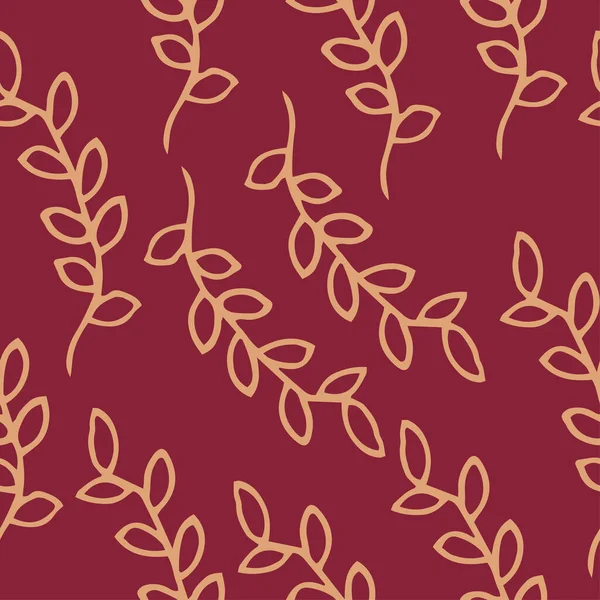 Hoş, soyut renkli pastel yapraklı kusursuz tekrarlama deseni