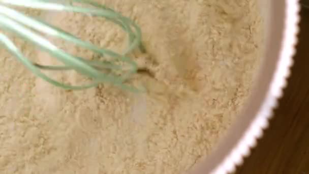 Mieszanie Ciasta Ciasteczka Herbatniki Gotowanie Deserów Domu — Wideo stockowe