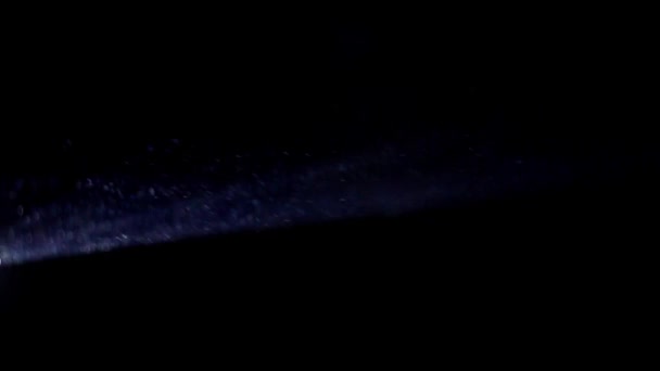 Blitzlicht Des Projektors Wunderkerzen Abstrakter Hintergrund Tapete Raum Universum Futurismus — Stockvideo