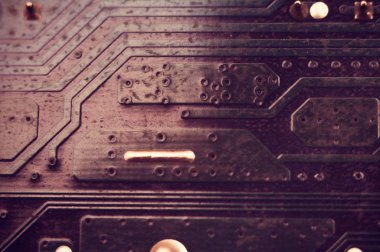 bilgisayar devresi mavi