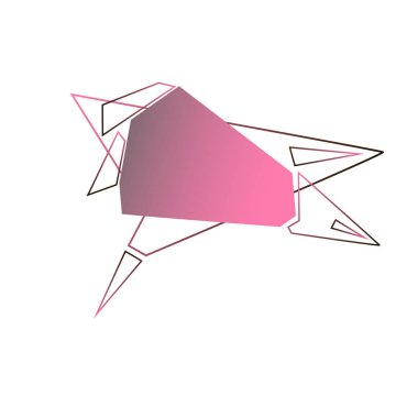 Dinamik renkli biçimler ve çizgi.