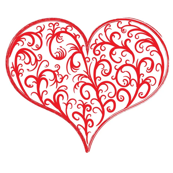 Сердца ко Дню Святого Валентина . — стоковый вектор