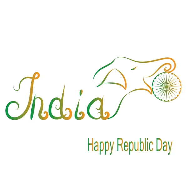 Dzień Republiki Indii — Wektor stockowy