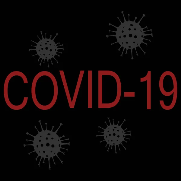 Nieuwe naam coronavirus COVID-19 — Stockvector