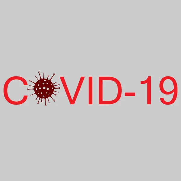 Нове ім'я коронавірус COVID-19 — стоковий вектор