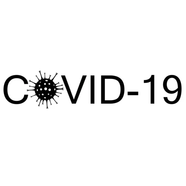 Nuevo nombre coronavirus COVID-19 — Vector de stock