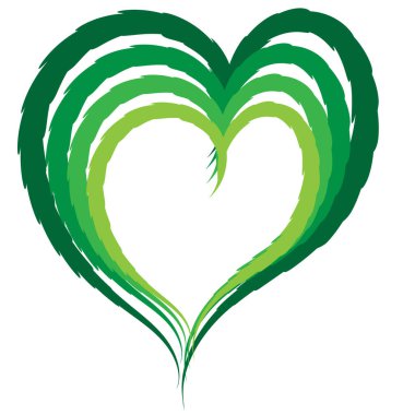 kenevir kalp vektörü grafiği