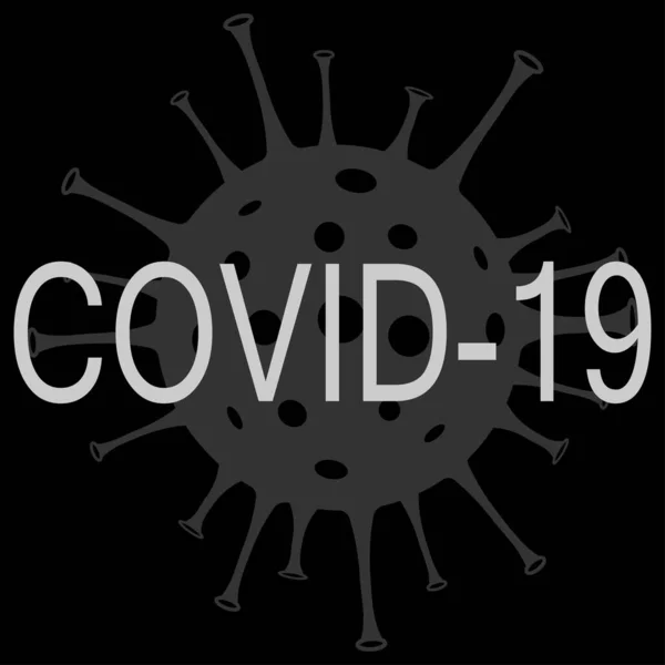 Nouveau nom coronavirus COVID-19 — Image vectorielle